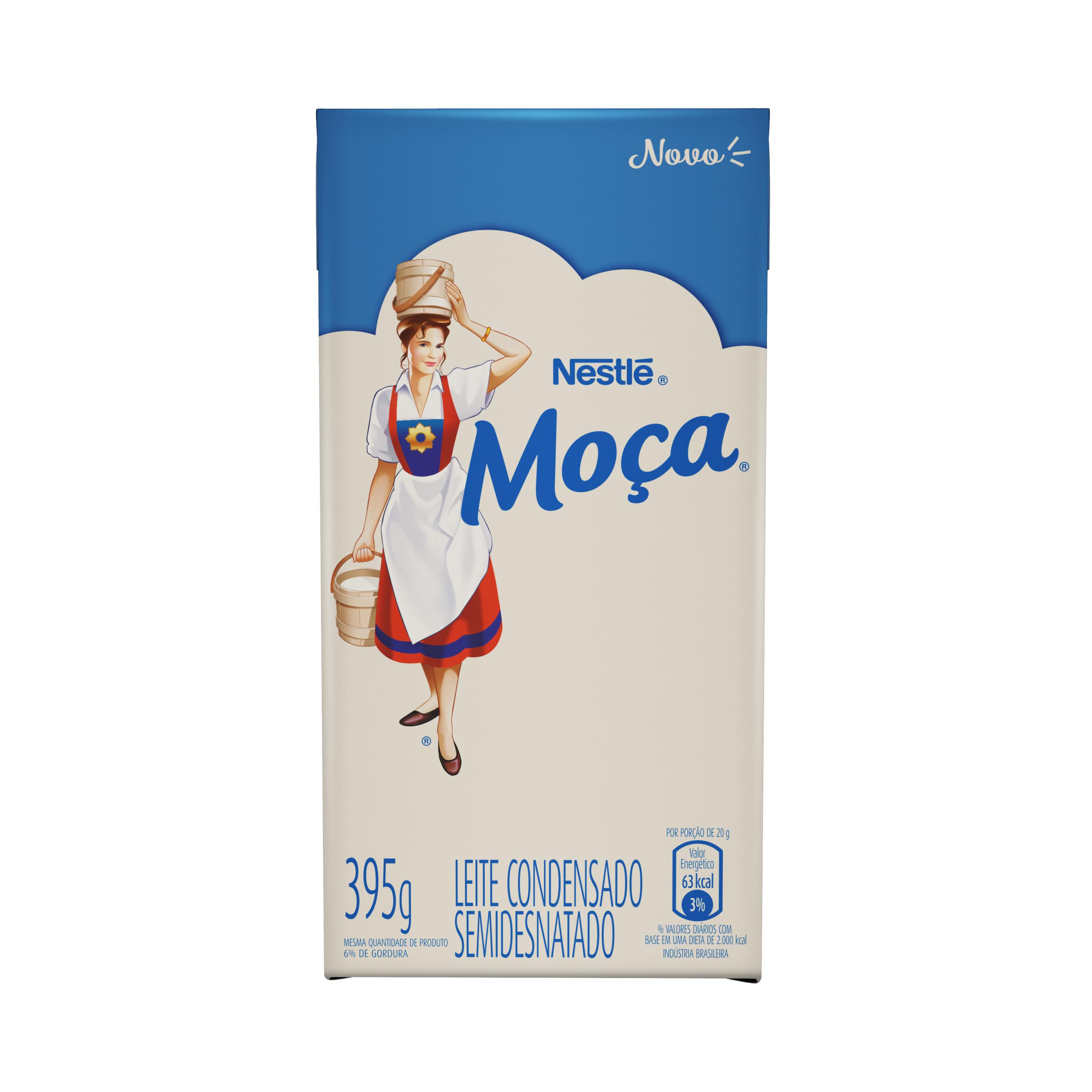 Leite Condensado Semidesnatado Moça TP 395g